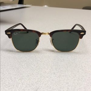 RayBan Clubmaster Polarized Sunglasses